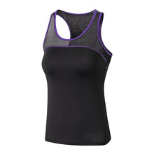 Load image into Gallery viewer, Womens Breathable Yoga Top For Workout With Mesh Shoulders