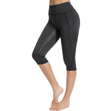 Load image into Gallery viewer, Women's 3/4 Gym Sport Casual Cropped Female Leggings With Pockets