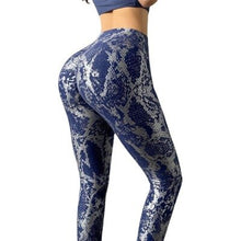 Load image into Gallery viewer, Sexy Snake Skin Fitness Seamless Leggings Push Up Women Quick Drying High Waist