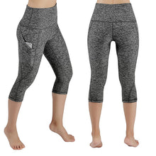 Load image into Gallery viewer, Women's 3/4 Gym Sport Casual Cropped Female Leggings With Pockets