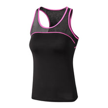 Load image into Gallery viewer, Womens Breathable Yoga Top For Workout With Mesh Shoulders