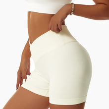 Load image into Gallery viewer, High Waist Hip Lift Compact Seamless Knitted Yoga Shorts
