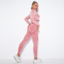 Load image into Gallery viewer, Long Sleeve Jogging Tops And Leggings Gym Yoga Set