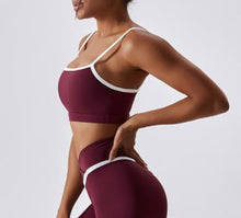 Load image into Gallery viewer, High Waist Peach Hip Sport Running Training Fitness Set