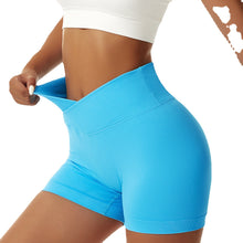 Load image into Gallery viewer, High Waist Hip Lift Compact Seamless Knitted Yoga Shorts