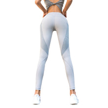Load image into Gallery viewer, Full Mesh Pocket High Waist Bodybuilding Training Nine-Point Quick-Dry Yoga Pants