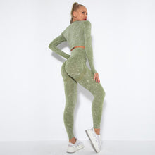Load image into Gallery viewer, Long Sleeve Jogging Tops And Leggings Gym Yoga Set