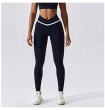 Load image into Gallery viewer, High Waist Peach Hip Sport Running Training Fitness Set