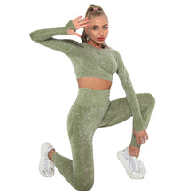 Load image into Gallery viewer, Long Sleeve Jogging Tops And Leggings Gym Yoga Set