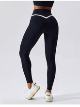 Load image into Gallery viewer, High Waist Peach Hip Sport Running Training Fitness Set