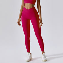 Load image into Gallery viewer, Breathable Peach Hip Fitness Ankle Length Leggings