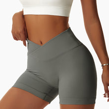 Load image into Gallery viewer, High Waist Hip Lift Compact Seamless Knitted Yoga Shorts
