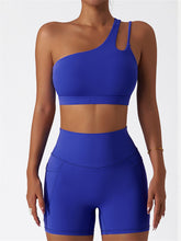 Load image into Gallery viewer, One-Shoulder Shockproof Yoga Bra Cloud Sense Beauty Back Exercise Bra