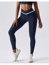 Load image into Gallery viewer, High Waist Peach Hip Sport Running Training Fitness Set