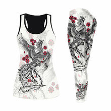 Load image into Gallery viewer, 3D Fire Phoenix Yoga Outfit For Women  XS-8XL