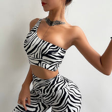 Load image into Gallery viewer, Zebra Pattern Hip Lifting Pants for Women High Waist, Sports, Fast drying Yoga Pants Or Bra