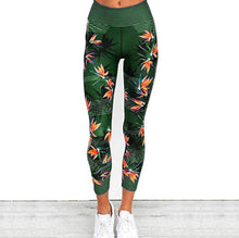 Load image into Gallery viewer, Lovely Bird Of Paradise Floral Yoga Pants