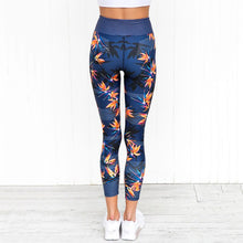 Load image into Gallery viewer, Lovely Bird Of Paradise Floral Yoga Pants