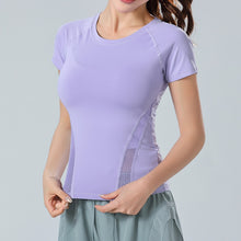 Load image into Gallery viewer, Breathable Comfortable Yoga Top with Mesh Accents For All Workouts