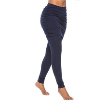 Load image into Gallery viewer, Skirted Leggings Pleated Solid Color