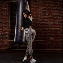 Load image into Gallery viewer, Snakeskin Pattern Elastic Force New Style Workout Push Up Leggings
