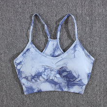 Load image into Gallery viewer, Yoga Set Women Seamless Tie Dye Fashion Push Up Bra Set