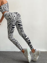 Load image into Gallery viewer, Zebra Pattern Hip Lifting Pants for Women High Waist, Sports, Fast drying Yoga Pants Or Bra