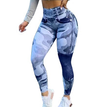 Load image into Gallery viewer, Camo Seamless Yoga Pants Women High Waist Sports Leggings