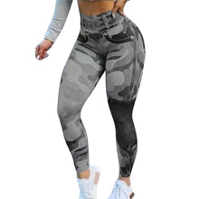 Load image into Gallery viewer, Camo Seamless Yoga Pants Women High Waist Sports Leggings