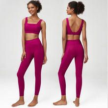 Load image into Gallery viewer, Classic Solid Color 2 And 3 Pc Fitness Yoga Set For Women Sexy Bra, Zipper Jacket, High Waist Leggings
