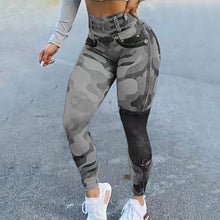 Load image into Gallery viewer, Camo Seamless Yoga Pants Women High Waist Sports Leggings