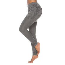 Load image into Gallery viewer, Skirted Leggings Pleated Solid Color