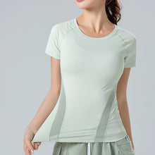 Load image into Gallery viewer, Breathable Comfortable Yoga Top with Mesh Accents For All Workouts