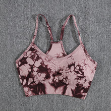 Load image into Gallery viewer, Tie Dye Seamless Summer Bra And Shorts Yoga Set Starting at $16.54