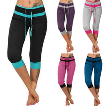 Load image into Gallery viewer, 3/4 Yoga Pants Calf-length Capri High Waist Leggings
