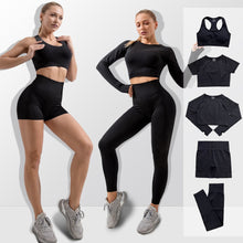 Load image into Gallery viewer, 2/5PC Women's Seamless Yoga Set Women Sportswear