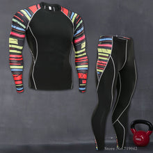 Load image into Gallery viewer, Men's Powerful Crossfit and Bodybuilding Top And Bottom Sets