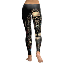 Load image into Gallery viewer, Skull Workout Leggings