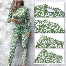 Load image into Gallery viewer, The Maze 2pcs Yoga Pants and Top Set