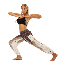 Load image into Gallery viewer, Feather Harem Yoga And Meditation Pants