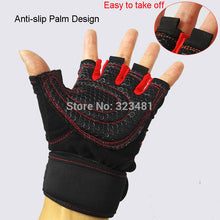 Load image into Gallery viewer, Anti-Slip Gym Gloves For Cross-fit, Weight Lifting And Body Building
