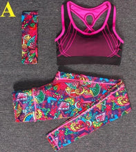 Load image into Gallery viewer, Colorful, Comfy 3pc Workout Set