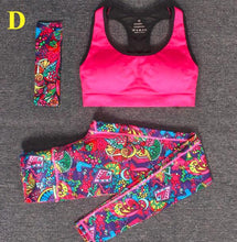 Load image into Gallery viewer, Colorful, Comfy 3pc Workout Set