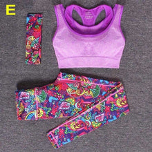 Load image into Gallery viewer, Colorful, Comfy 3pc Workout Set