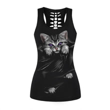 Load image into Gallery viewer, Bad Cat Tank Tops