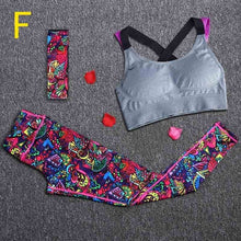 Load image into Gallery viewer, Colorful, Comfy 3pc Workout Set