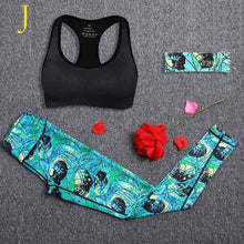 Load image into Gallery viewer, Colorful, Comfy 3pc Workout Set
