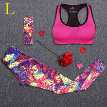 Load image into Gallery viewer, Colorful, Comfy 3pc Workout Set