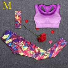 Load image into Gallery viewer, Colorful, Comfy 3pc Workout Set