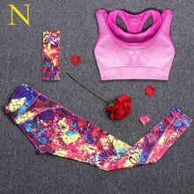 Load image into Gallery viewer, Colorful, Comfy 3pc Workout Set